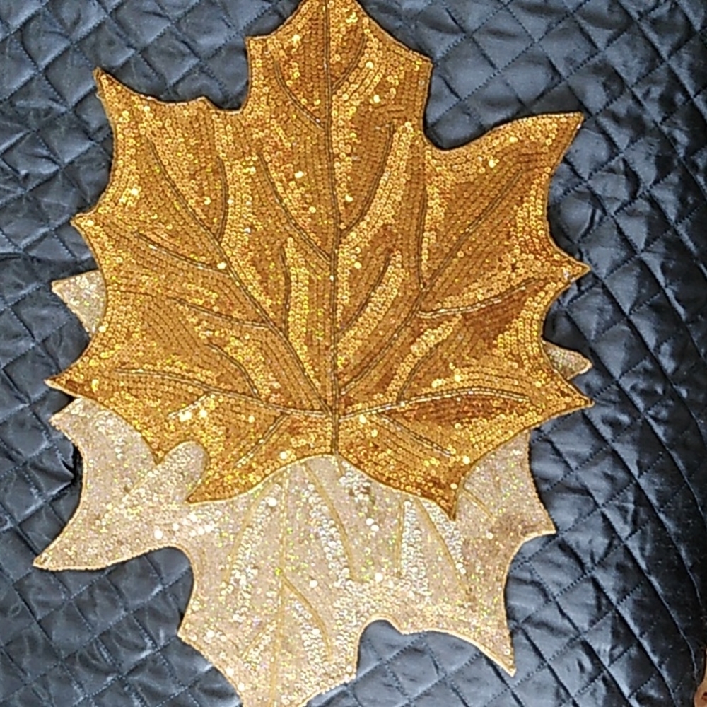 Gold Metal Leaf Shaped Jewelry Storage Tray Organizer Crafts Home Desktop Decor